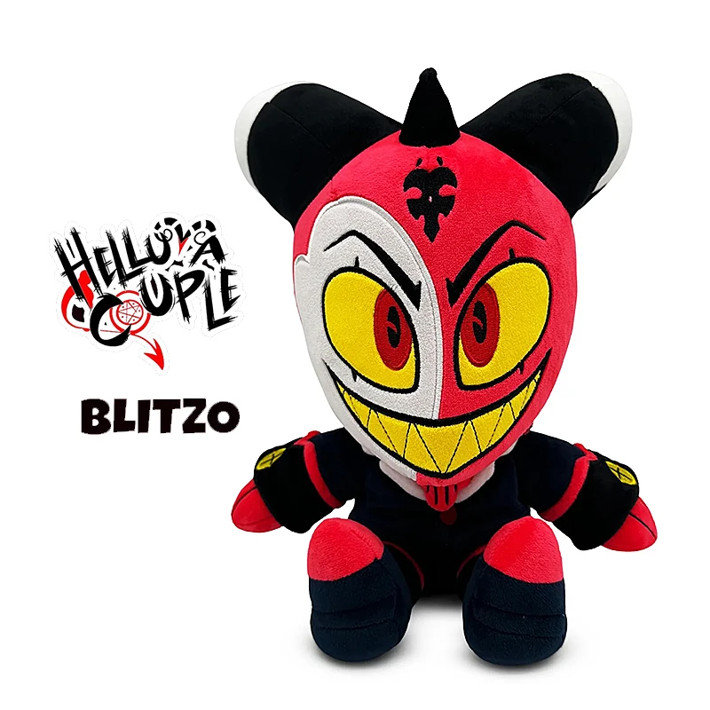 헬루바 보스 스톨라스 블리츠로 루나 애니메이션 주변기기 귀여운 짧은 봉제 인형 베개 수집용 모델 장난감 생일 선물