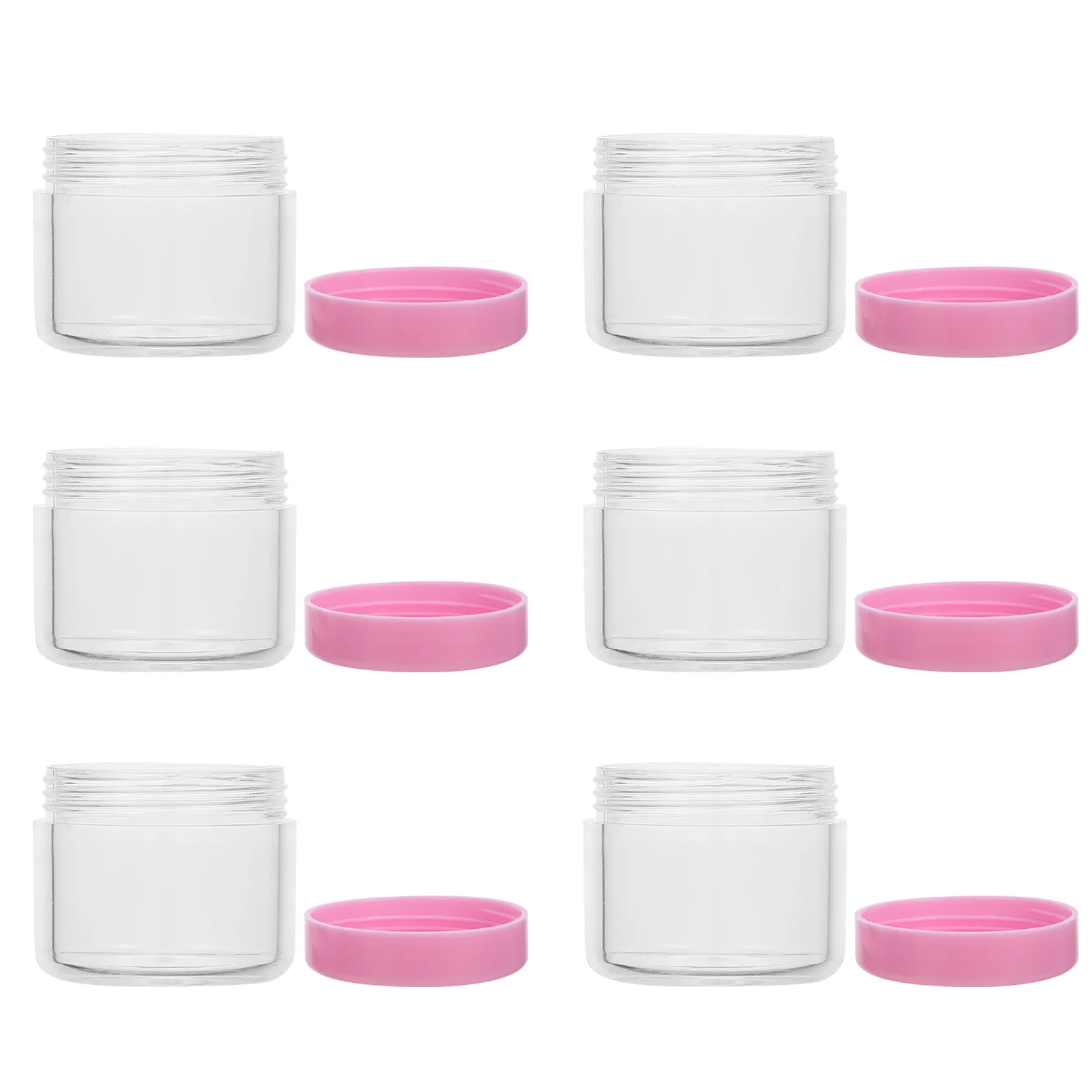 Distributeur de masques faciaux, pots en plastique vides pour voyage, boîte de rangement Portable pour crème et Lotion, pots d'échantillon, 20 pièces