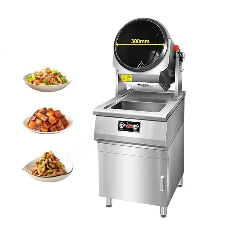 Machine Automatic Robot 4500W Fast Food Restaurant Fried Rice Wok Intelligent Stir Fry Cooking Robot