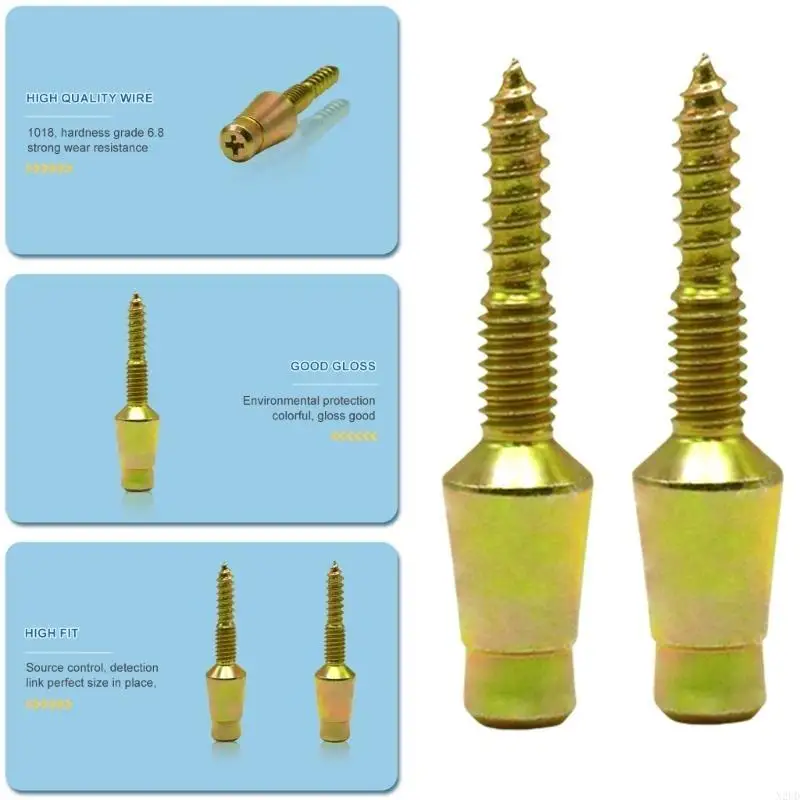 

Set Of 10 Strong Strength Door Hinges Security Screws Carbon Steel Security Screws Pin set for Home & Office door N2UD