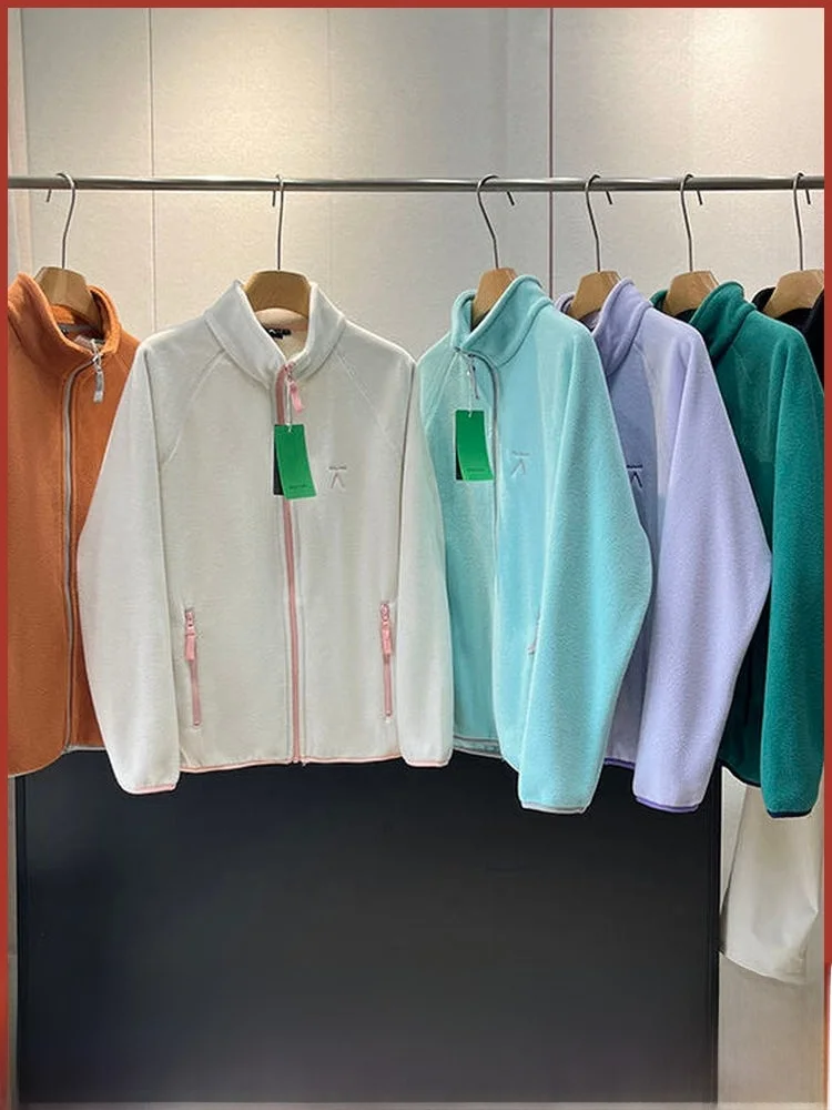 

Мужской теплый кардиган Thiened Outdoor Fce Jaet Qui Dry, повседневный, со стойкой, украшение на молнии, Long Sve Jaet