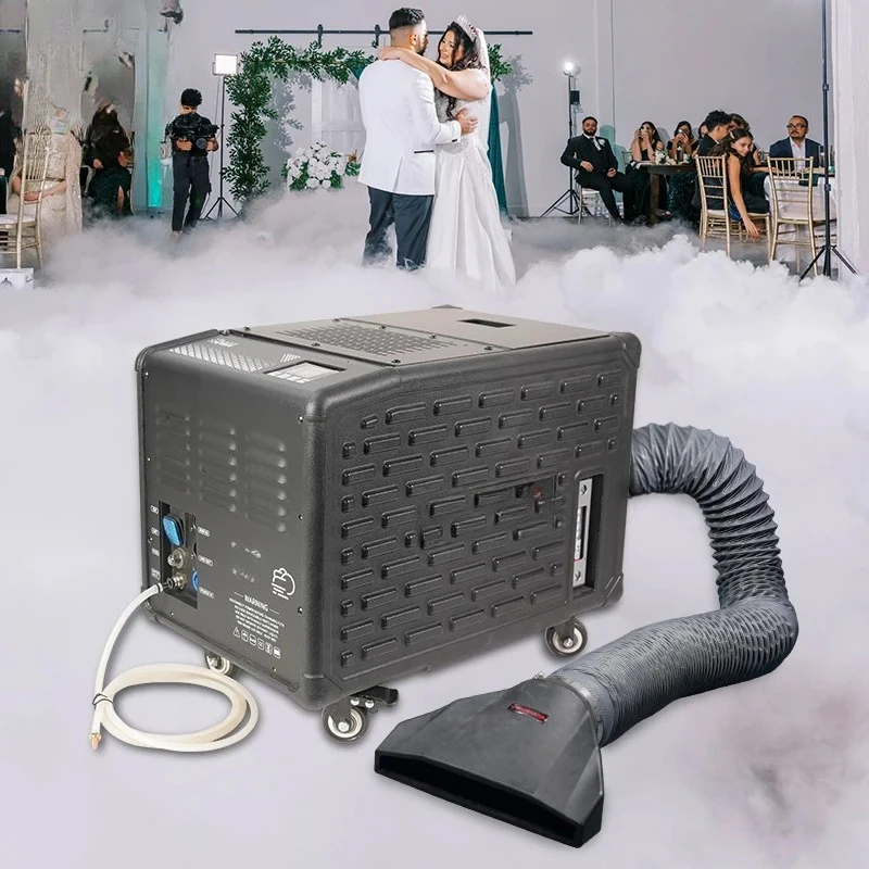 1500W Rainproof Low Lying Fog Machine DMX Water Base Smoke Machine for Stage Performance Event Show