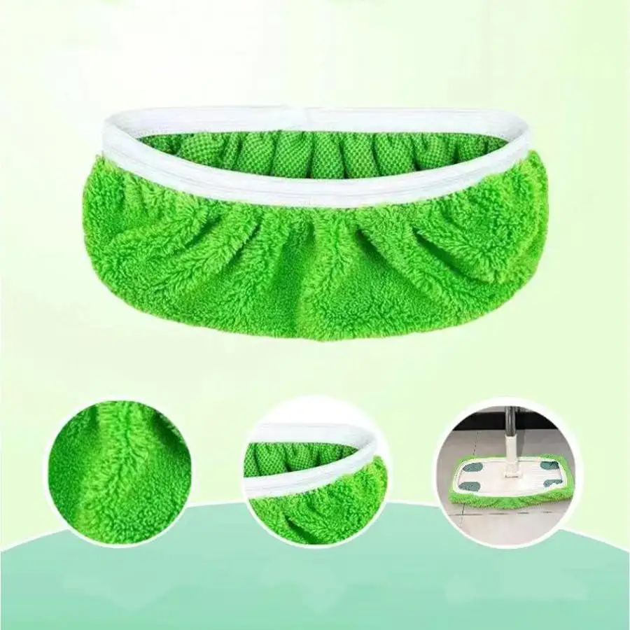 New 1Pcs Mop Replacement Cloth Cover Reusable Ultra-fine Fiber Mop Cover Suitable Most Standard Mop High Absorbency Clean Covers
