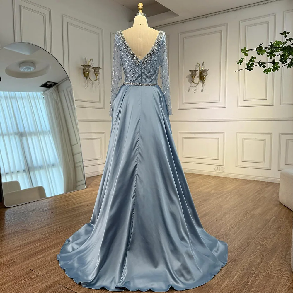 light blue ruffle dress Sunny Pier Ruffle Dress In Sky Blue main image 1