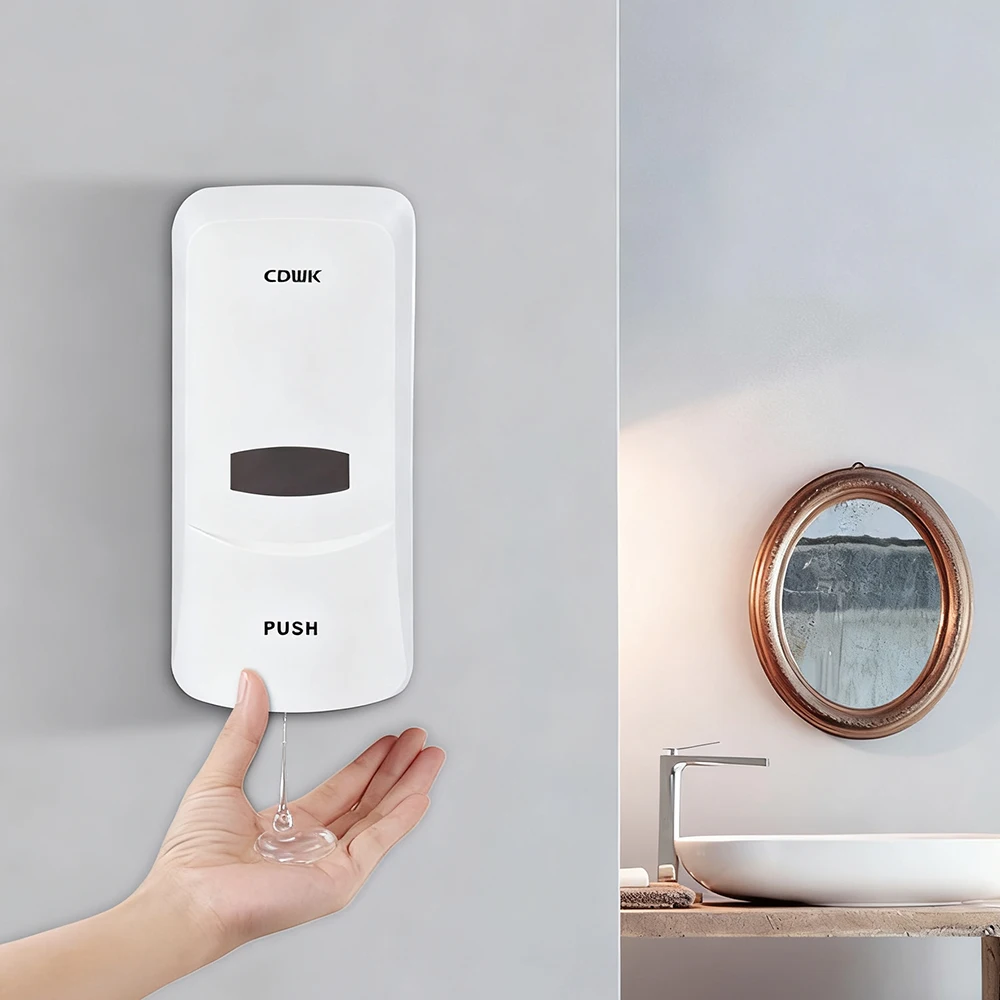 

1000ML Liquid Soap Dispenser Manual Pump Soap Dispenser for Kitchen Bathroom Soap Dispenser for Hand Soap/Dish Soap/Shower Gel