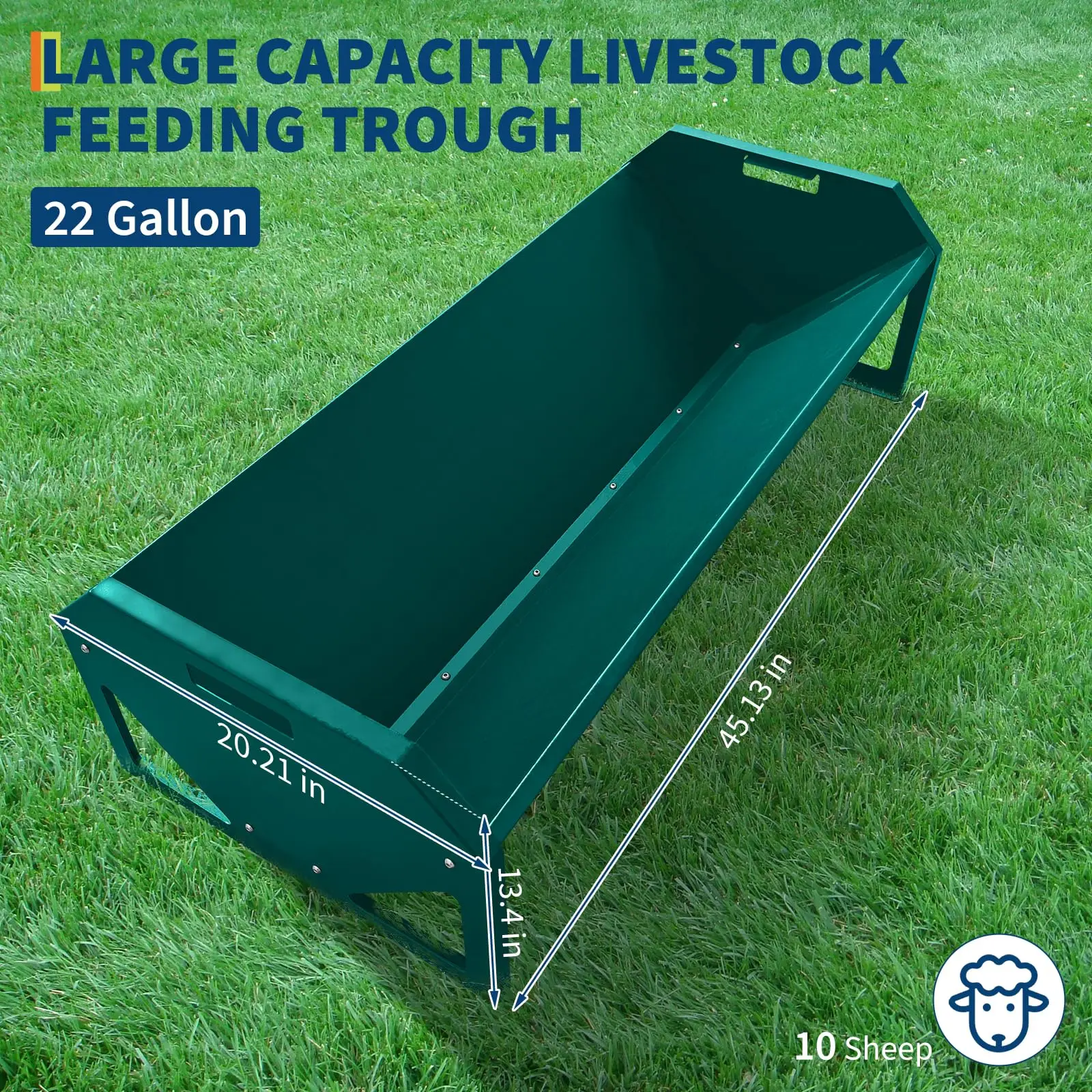 22 Gallon Capacity Livestock Feeder, 45