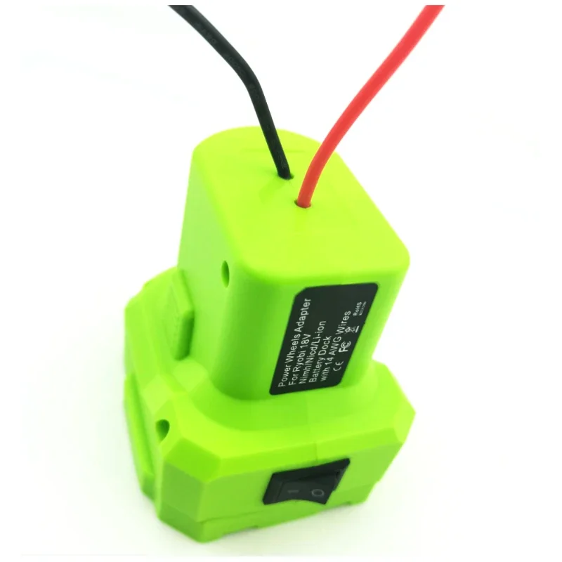 محول لبطارية Ryobi 18 فولت Nimh/Nicd/Li-ion لتقوم بها بنفسك محول عجلات الطاقة لـ Ryobi ONE + موصل طاقة قفص الاتهام مع أسلاك 14 AWG