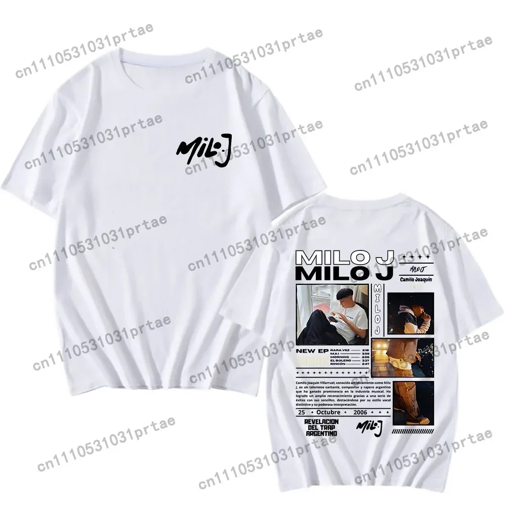 Milo J Men Retro T-Shirt Graphic Printing Fleece Hooded Sweatshirt for Autumn/Winter Grunge Clothing Sudaderas Casual Pullovers