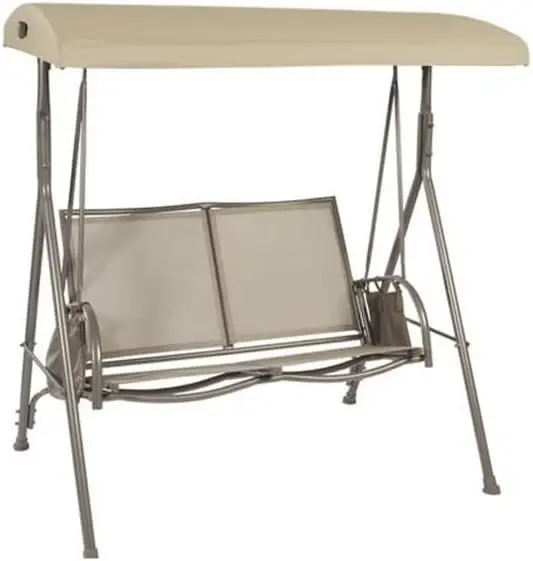 

Custom Fit Replacement Canopy Top Cover Compatible with The Garden Treasures GT SS-909E-1 Sling Swing - Upgraded
