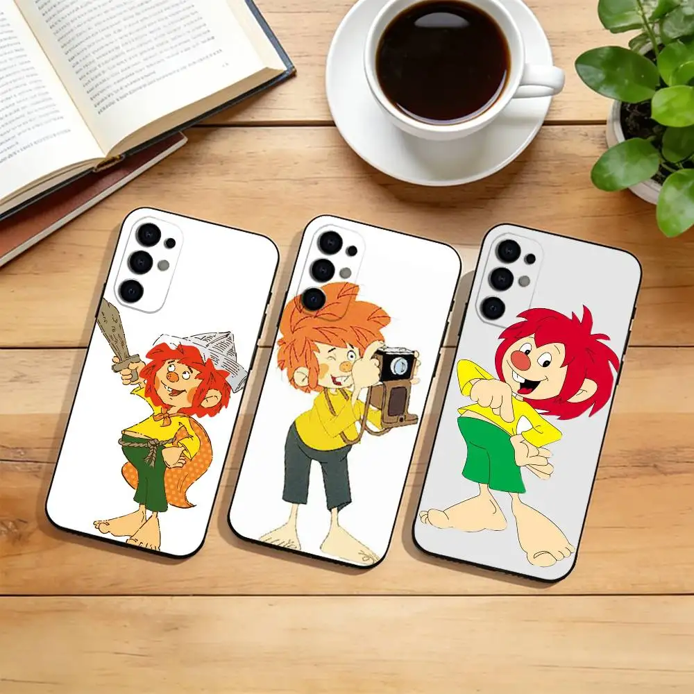 M-Meister E-Eder und Sein P-Pumuckl  Phone Case For Samsung S25,S24,S21,S22,S23,S30,Ultra,S20,Plus,Fe,Soft Silicone Black Cover