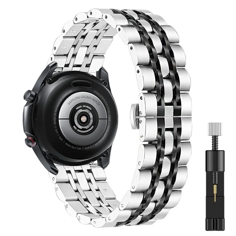 Metal Strap for samsung galaxy watch 3 band 41mm 45mm 46mm Gear S3 Business Bracelet for huawei watch gt 2 pro amazfit gts 2 gtr