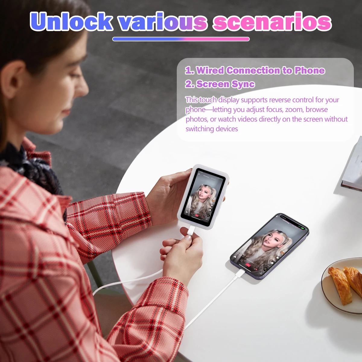 Selfie Monitor Screen for iPho - đánh giá và giá Photography Zoom