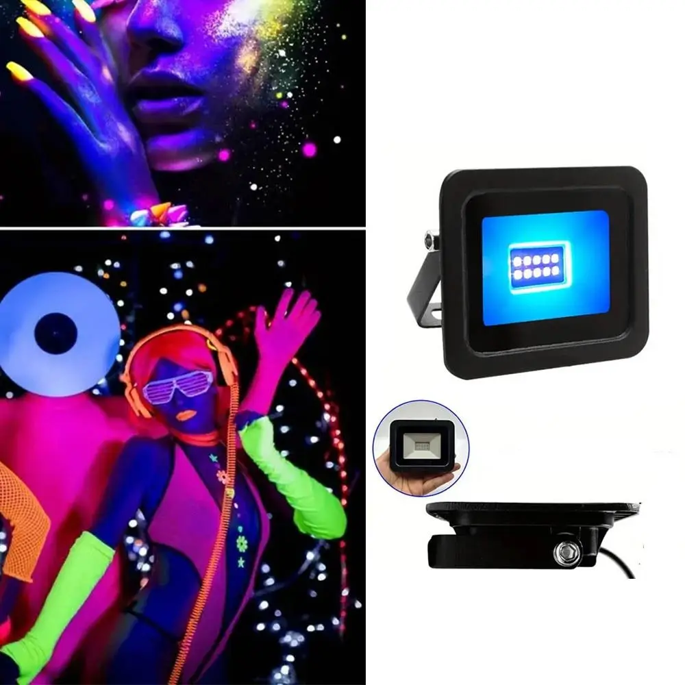 Anti Bacterial 5V USB UV LED Floodlight 10W High Power UVA Floodlight Waterproof Handheld UV Fluorescent Light Atmosphere