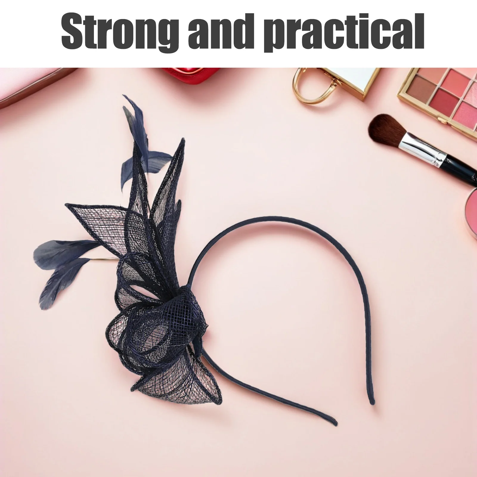 

Маленькая повязка на голову в винтажном стиле, заколка для волос для свадьбы, чаепития, Хэллоуина, коктейля, официальных мероприятий, шапки для чаепития