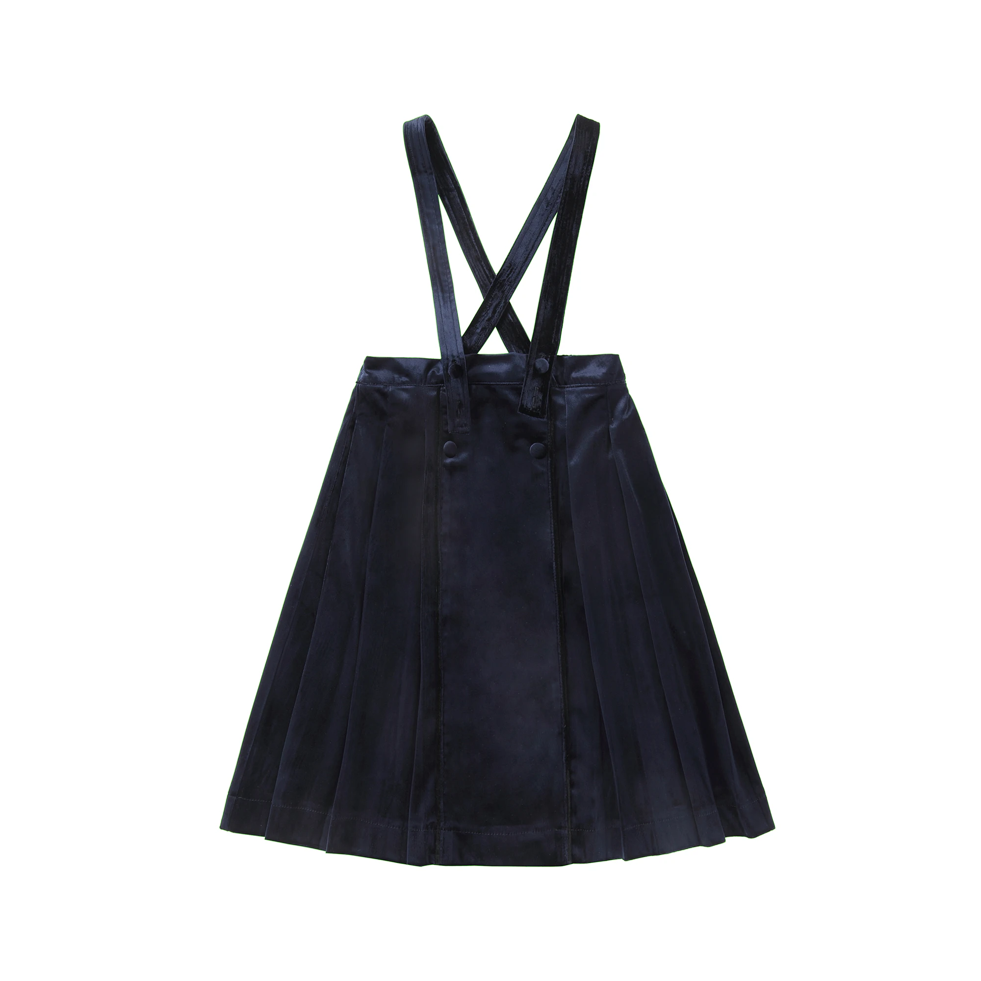 חצאית קפלים קטיפה