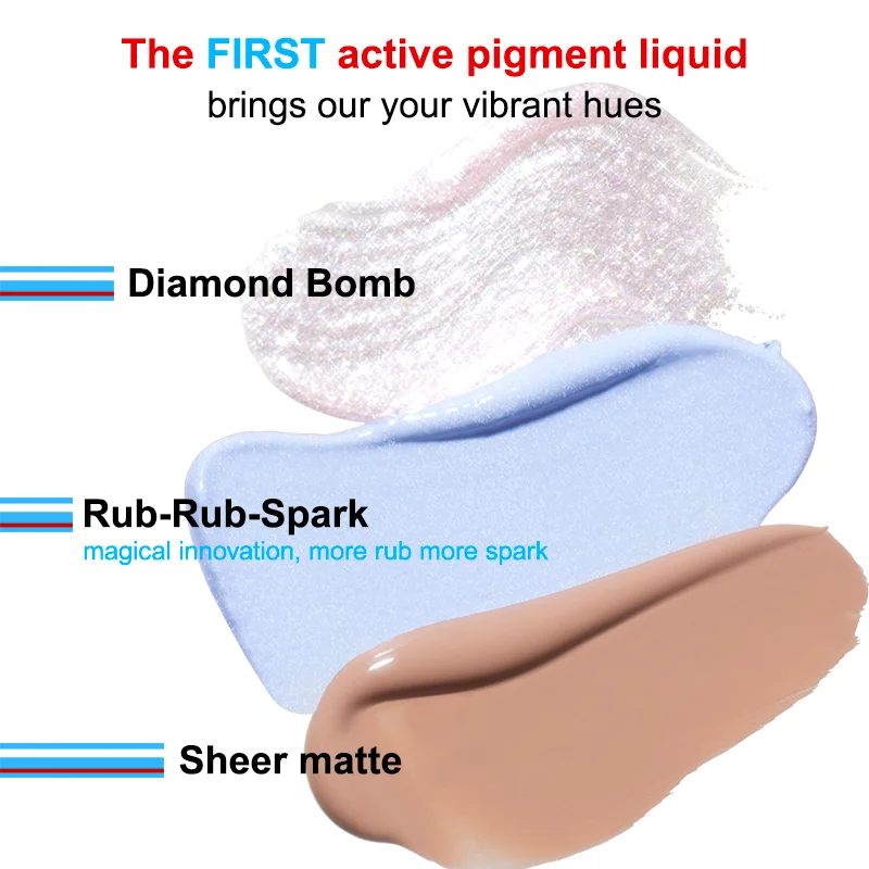 Judydoll スポーツ シリーズ リキッド アイシャドウ、マット、シマー、グリッター、ロングラスティング、速乾性、ブレンド可能、大胆、ウォータープルーフ、アイキャッチ