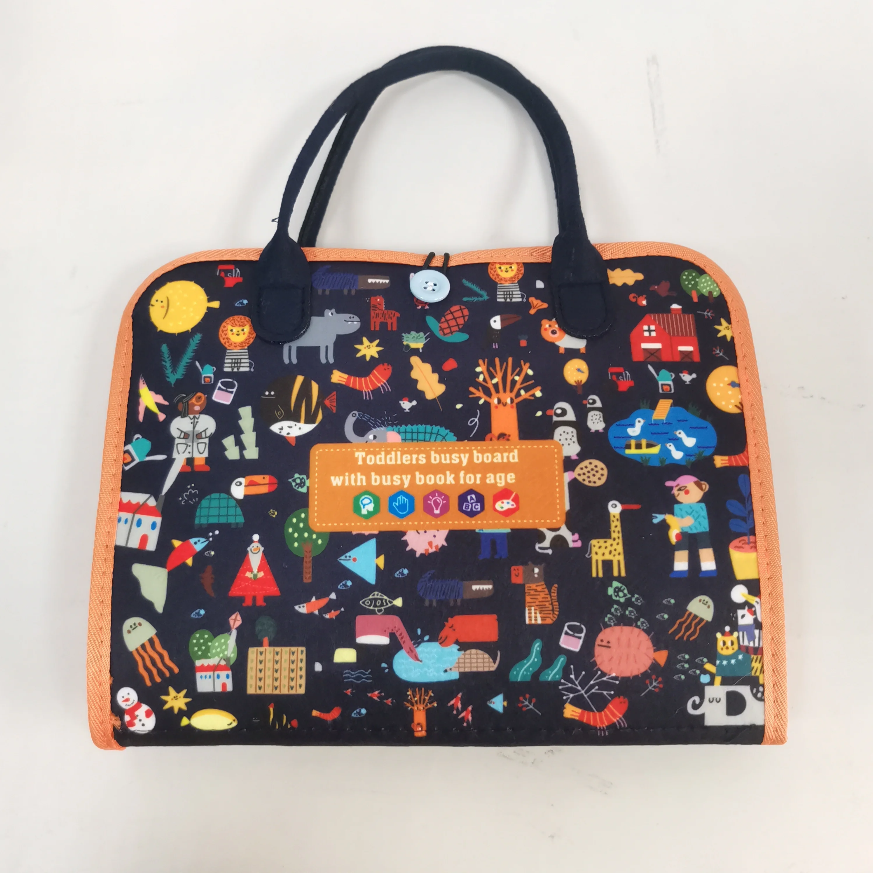 Kids Quiet Toys - Borsa Sensoriale per Bambini, Libro delle