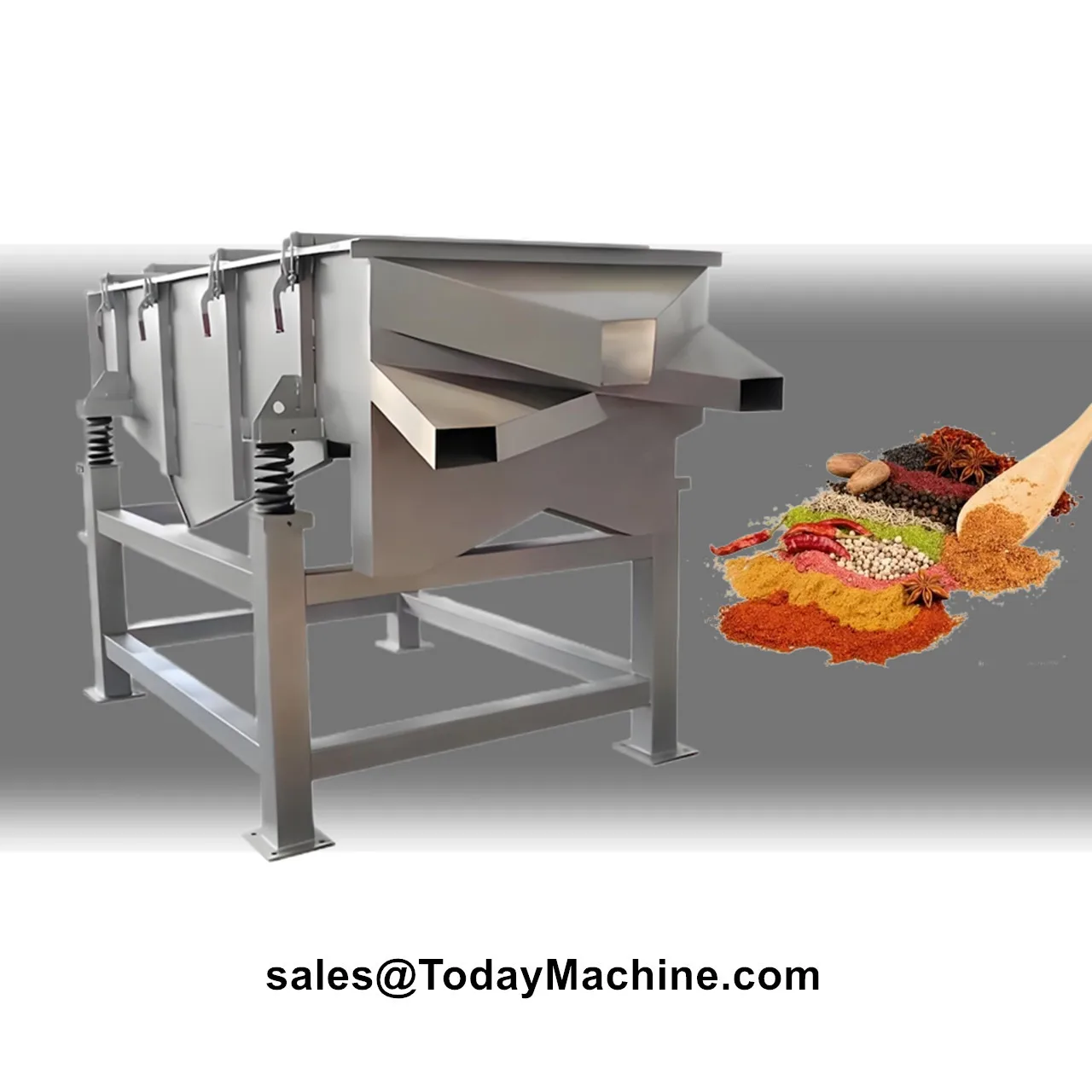 

Vibrating Linear Flour Vibrating Sifter Sieved Machine Powder