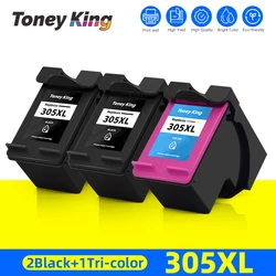 305 XL Refilled Ink Cartridge For HP 305 XL For HP305 For HP DeskJet Plus Series 4120 4121 4122 4130 4140 4152 Inkjet Printer