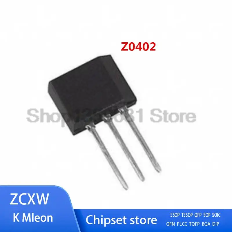 10PCS/LOT  Z0402MF Z0402NF Z0402SF Z0402 TO-202 4A 600V TRIACS