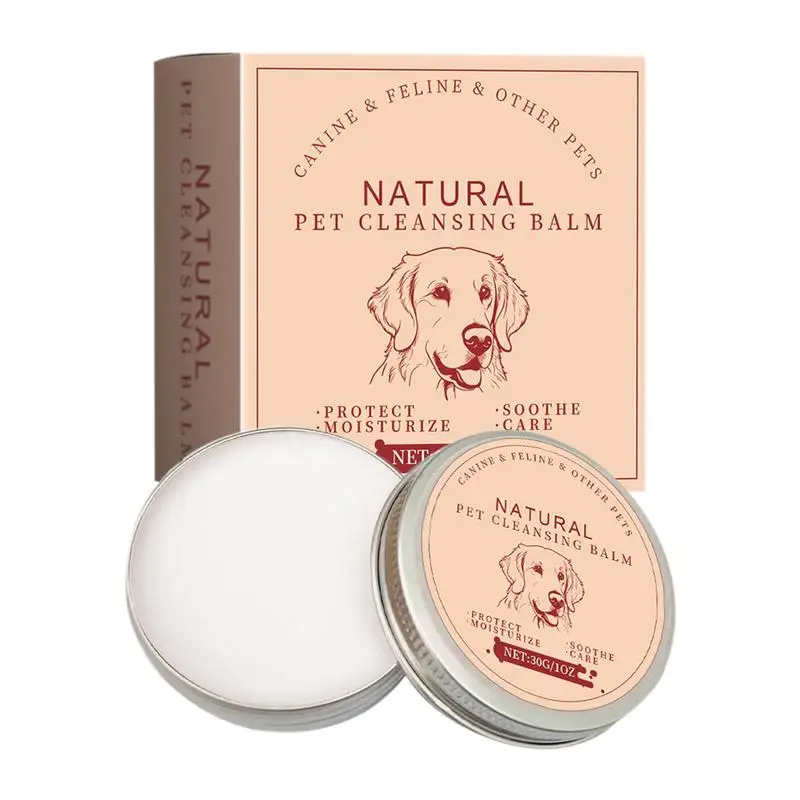 Pet Tear Stain Remover Balm Gently Cleanses Cream Non-Irritating Balm Effective 30g Natural Balm For Relieve Eyes Discharge Eye