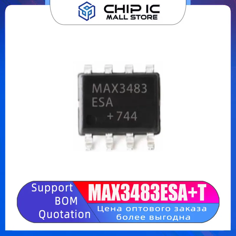 MAX3483ESA+T MAX3483ESA Transceiver RS-485/RS-422 Chip MAXIM/ADI New Original Stock