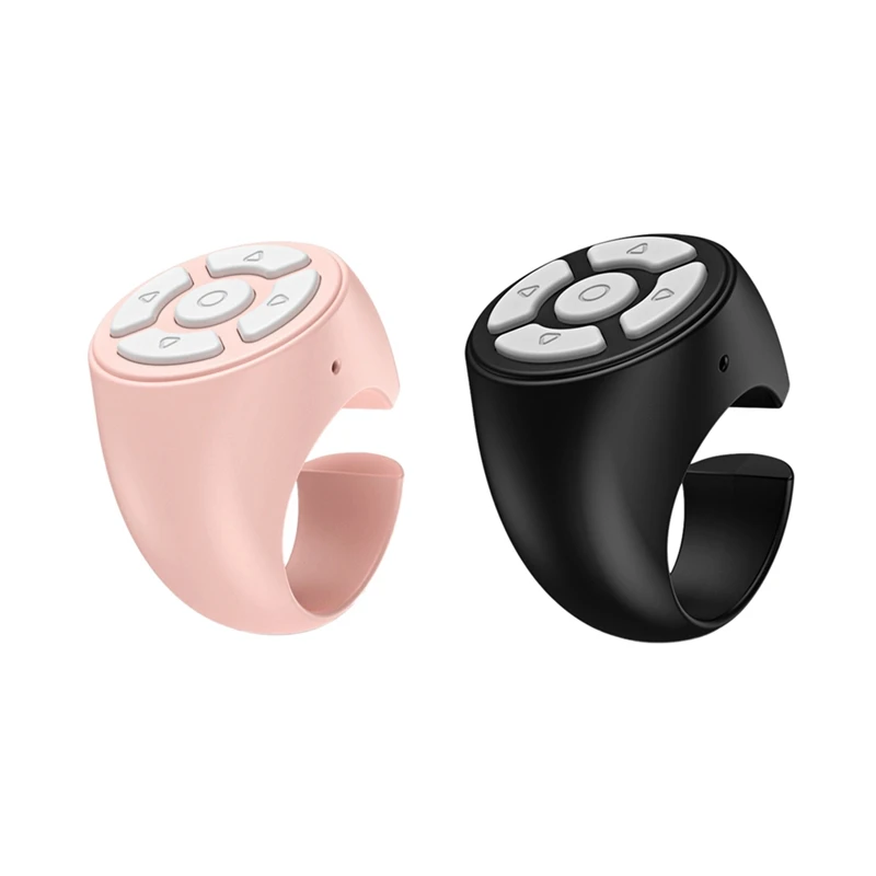

Bluetooth Remote Control For Tablets & Phones Camera Controller Self Timer Social Media Page Turner Pink