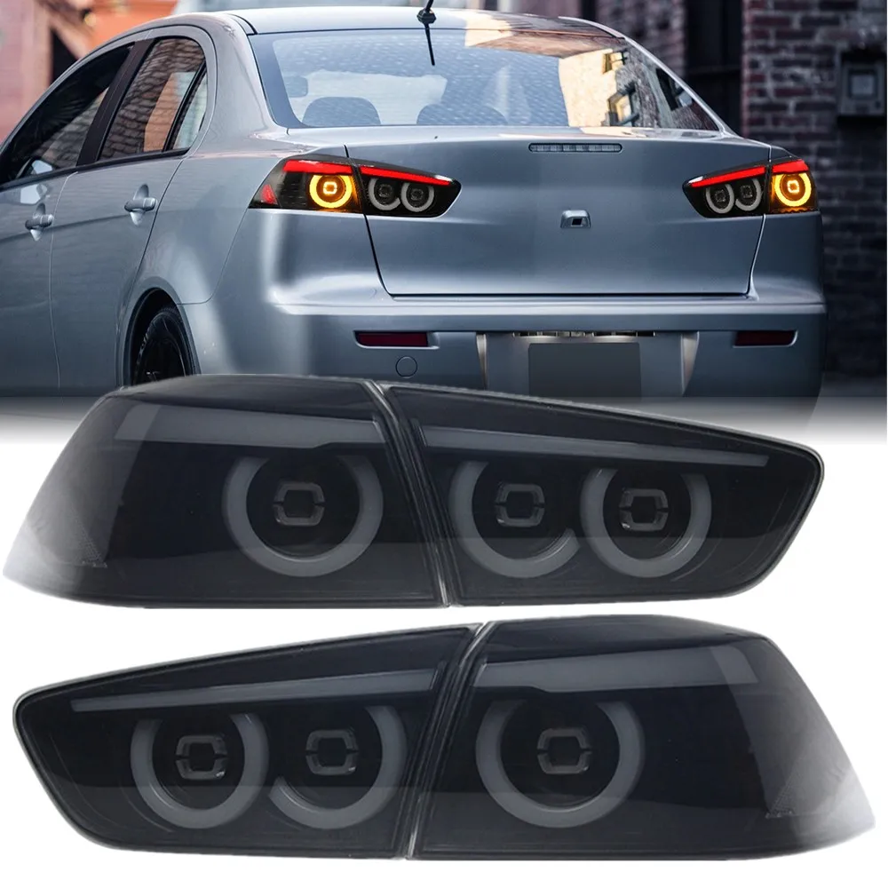 

Автомобильный светодиодный задний фонарь для Mitsubishi Lancer EVO X 2008-2018 задний фонарь светодиодный тормозной указатель поворота задние фонари Plug and Play