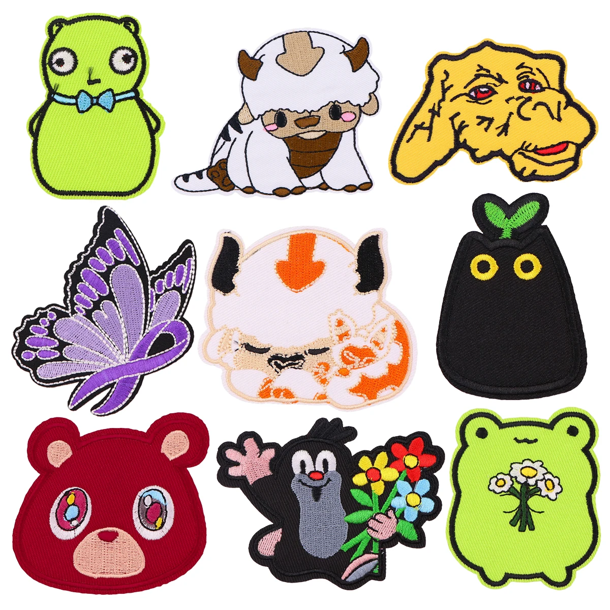 

Cute Animals Embroidered Patches On Clothes Iron On Patches For Clothing DIY Patch Jackets Sew Stickers Gifts for Friends