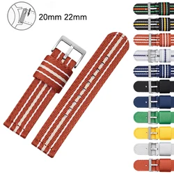 Nylon Strap for Blancpain x Swatch Collaboration 20mm 22mm Stainless Steel Buckle Quick Release Men Women Replace Watch Band