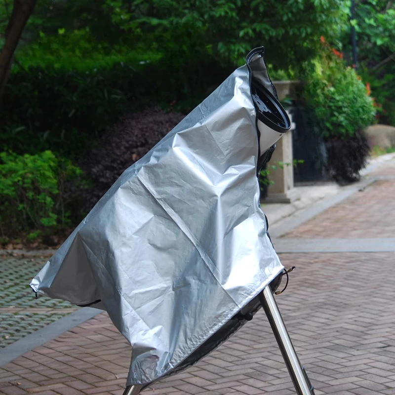 Astronomical telescope dust cover, outdoor sun protection, dew protection, light protection, solar eclipse observation shade