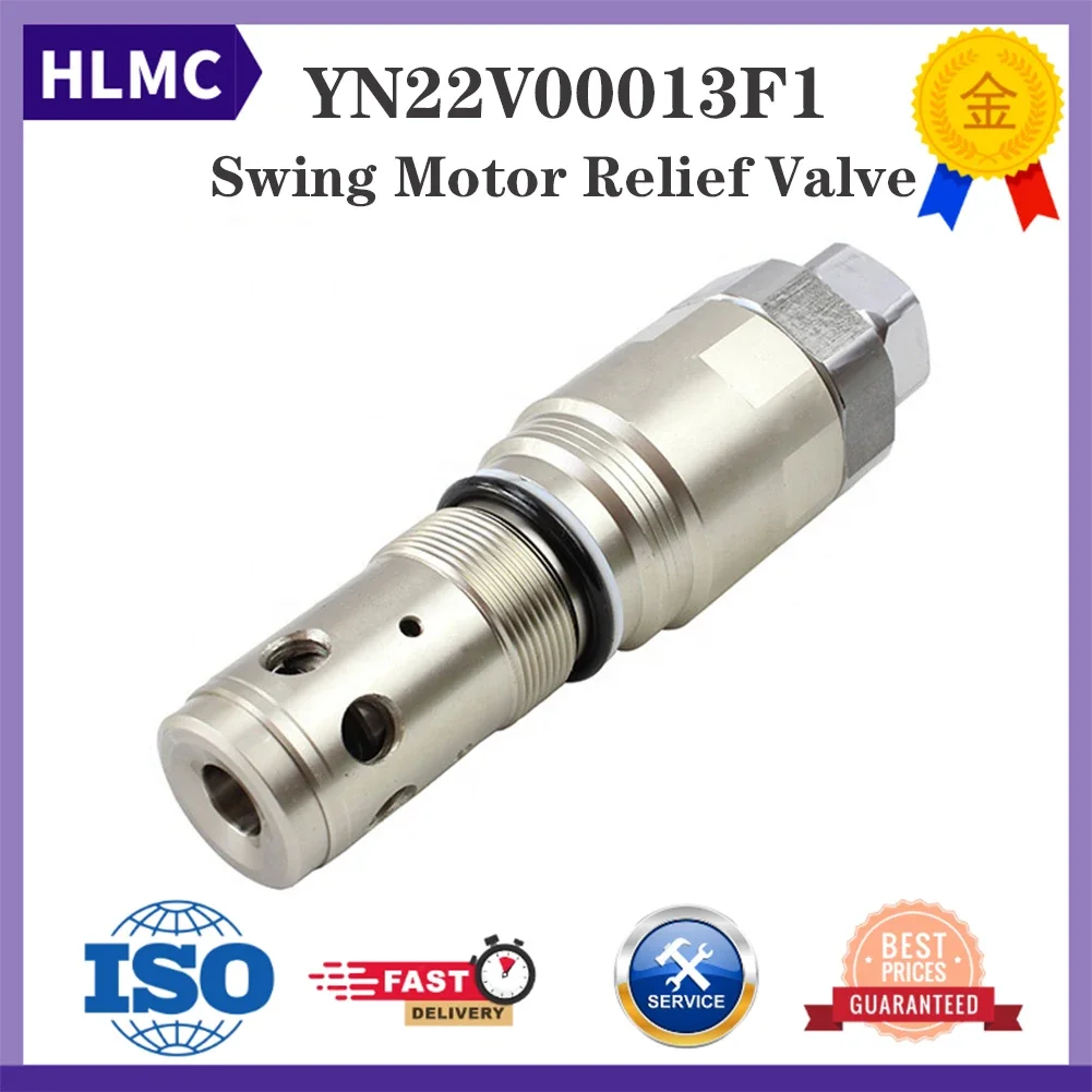 YN22V00013F1 YN22V00014F1 Excavator Control Valve Swing Motor Relief Valve DX140 SK200-6 SK200-8 SK250-8