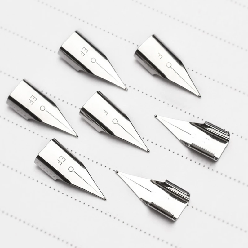 5 puntas pluma estilográfica 0,5 mm y 0,38 mm, opcionales, fáciles reemplazar, escriben sin problemas