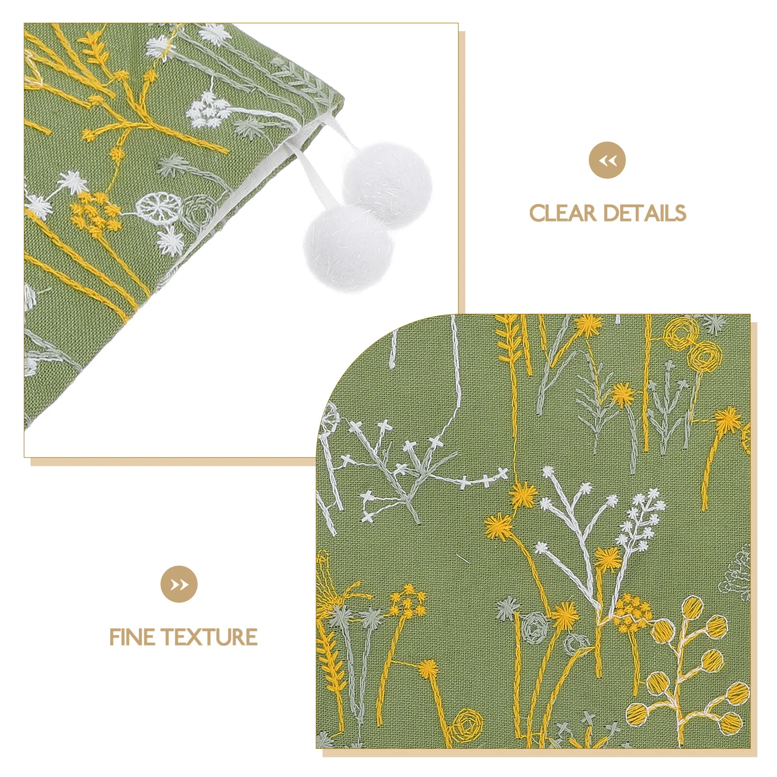 

Cloth Art A5 Book Cover Soft Fabric Sleeve Washable Reusable Book Protector for Hardcover Textbooks