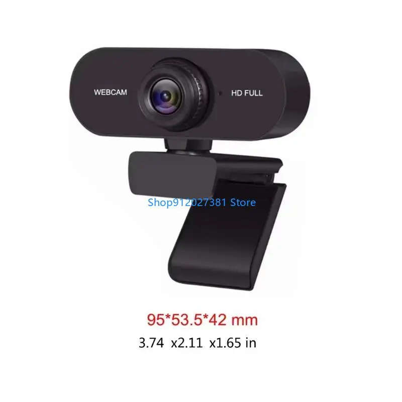 B9HC Clear 2K 1080p 720p 480p كاميرا ويب مع تركيز تلقائي و Builts في الميكروفونات لمحادثات الفيديو والمؤتمرات الافتراضية