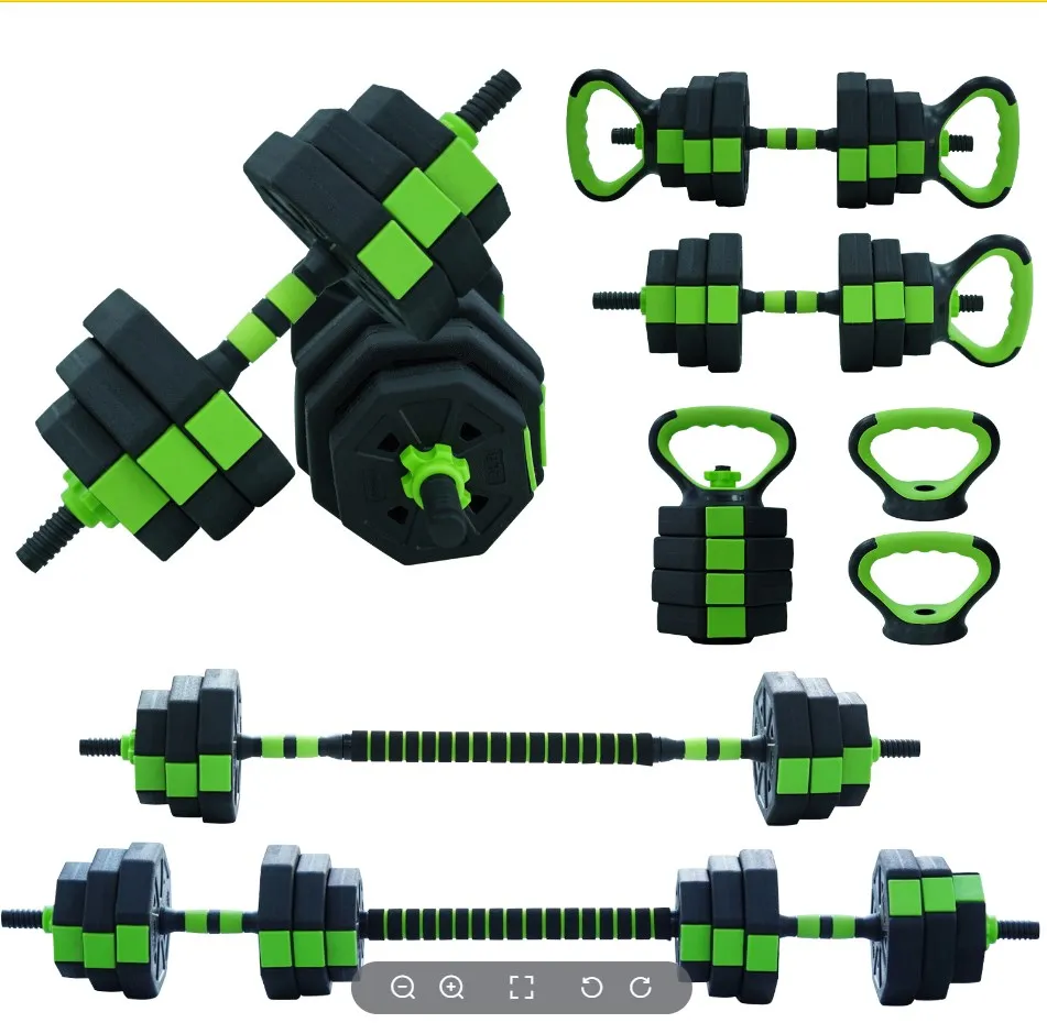 66lbs/88lbs Weight 4 in 1 Adjustable Kettlebell Set  Dumbbell Set Used as Kettlebells Barbell Push up Stand for GYM Home