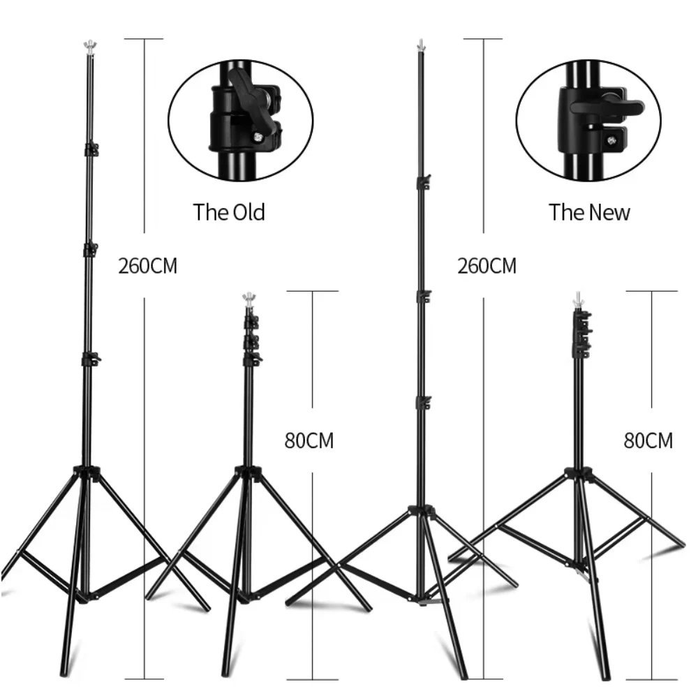 حامل خلفية لاستوديو الفيديو مقاس 2.6 × 3 م/8.5 × 10 قدم، نظام دعم خلفية تلسكوبي قابل للتعديل مع حقيبة حمل