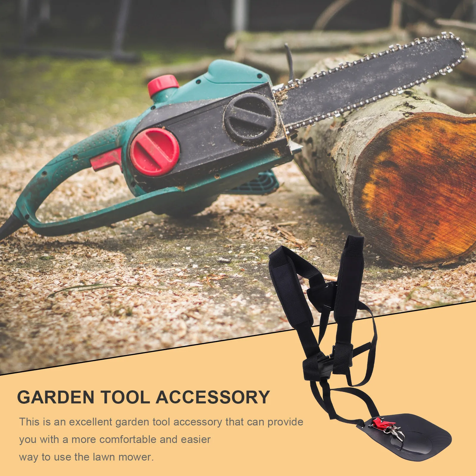 1Pcs Double Shoulder Harness Shoulder Support Strap For Garden Comfortable Grass Cutter Padded Belt Efficient Load
