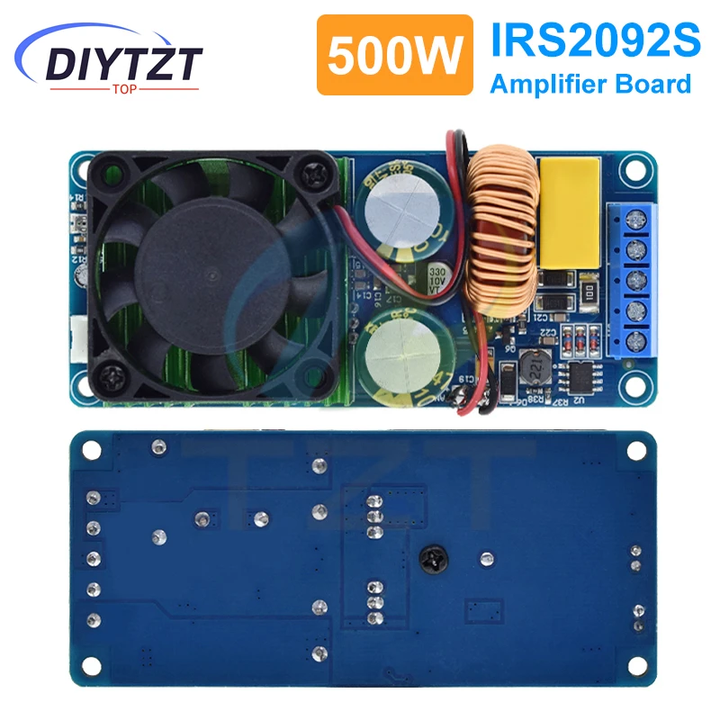 

DIYTZT HIFI Power IRS2092S 500 Вт моноканальный цифровой усилитель мощности, плата класса D