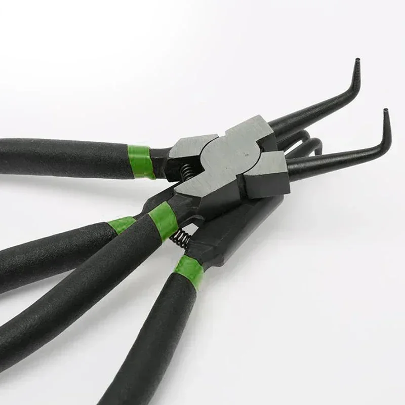 

High Quality 7 inches Internal Circlip Pliers External Bend Clamp Point Shaft Snap Ring Plier Bike
