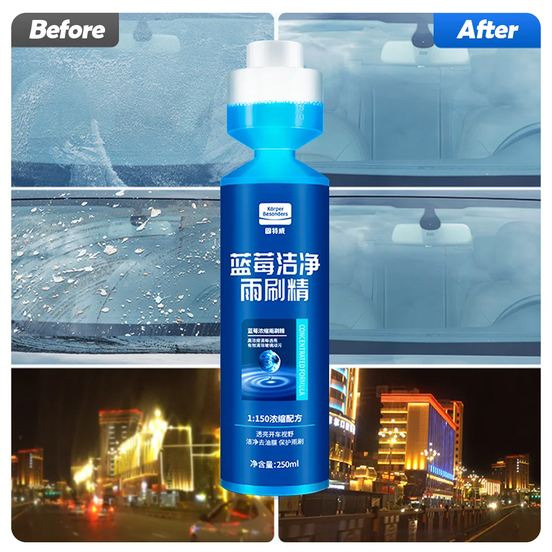

250 мл жидкость для омывателя лобового стекла автомобиля, эссенция для стеклоочистителя, жидкость для чистки автомобиля, четыре сезона, универсальная, Zero Shellac, антифриз, вода для стекла