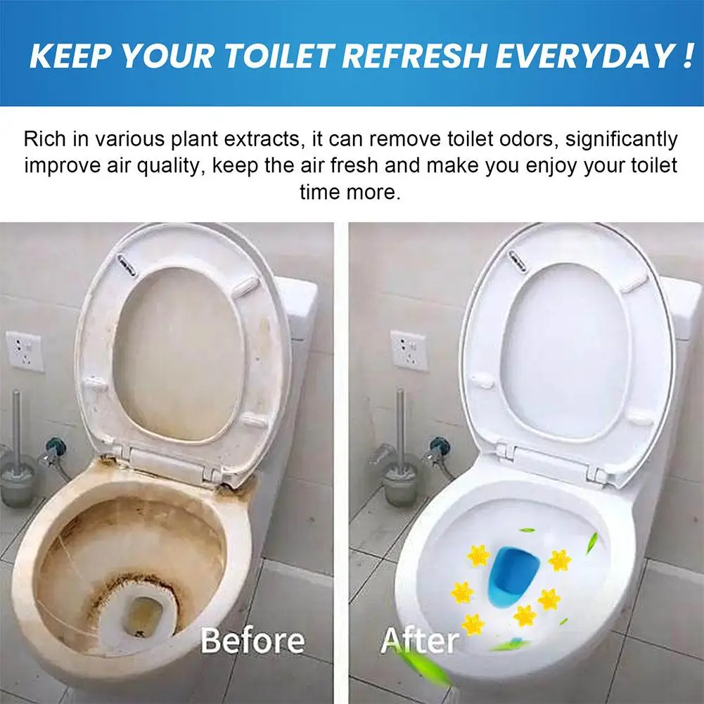 65ml*3pcs Flower Aroma Toilet Cleaning Gel Toilet Deodorant Household Cleaning Odor Toilet Removing Tool Cleaning Aroma Cle N5l9