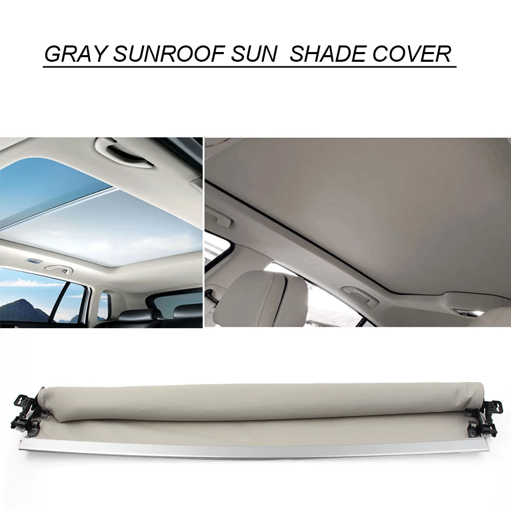 Car Sunroof Sunshade Sun Visor Curtain Cover Assembly Gray Black Beige For VW Touareg 2011-2018