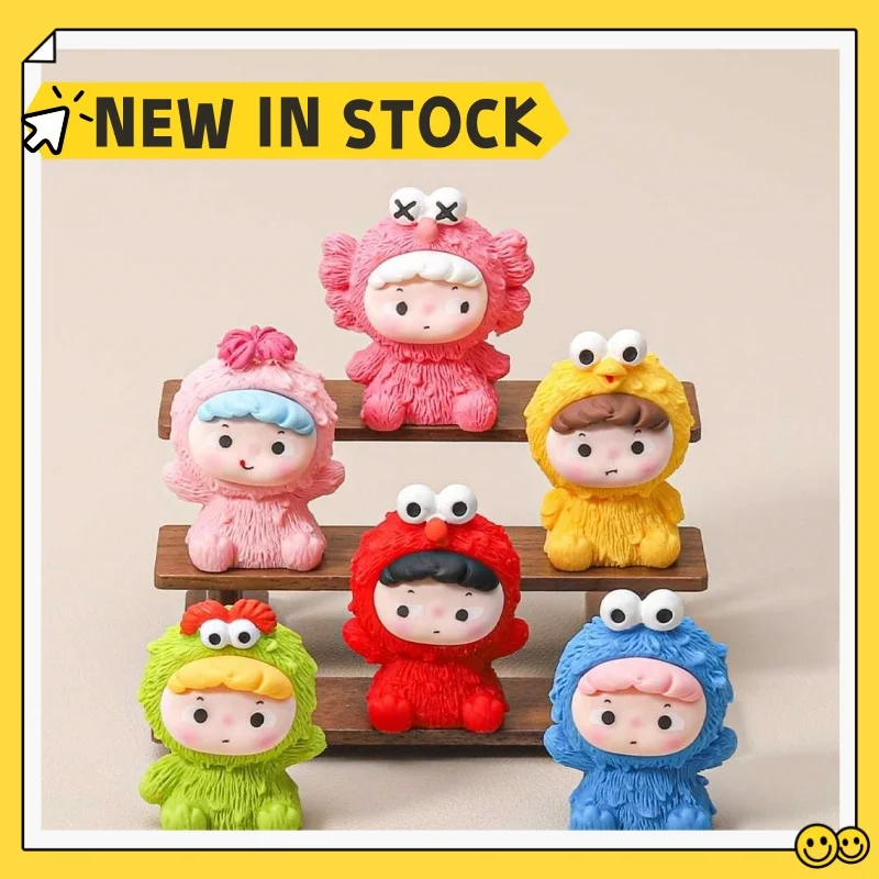 

В наличии Улица Сезам Озай, ручная работа, сделай сам, смола, милое зерно, мультяшное украшение для рабочего стола, брелок, кулон, подарок на день рождения для девочек, реплика