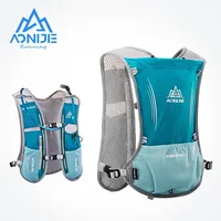 AONIJIE E913S 5L Hydration Backpack Rucksack Bag Vest Harness Water Bladder Hiking Camping Running Marathon Race Sports Orange