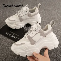 Comemore 2023 scarpa da Tennis femminile Chunky Women Casual Sneakers Zapatos piattaforma inferiore spessa moda Running scarpe sportive da donna