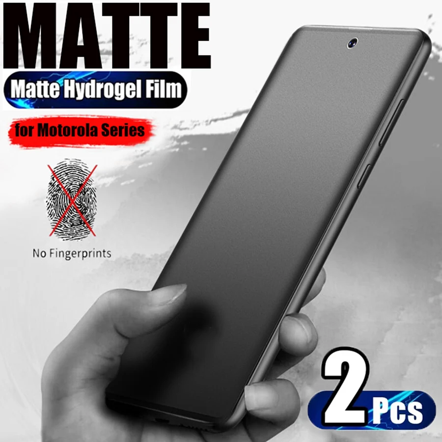 

2PCS Matte Hydrogel Film For Motorola Moto G60 G100 G31 G9 G8 G7 Power Screen Protector For Motorola Moto E32s E32 E40 E30 E20