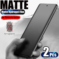 2PCS Matte Hydrogel Film For Motorola Moto G60 G100 G31 G9 G8 G7 Power Screen Protector For Motorola Moto E32s E32 E40 E30 E20