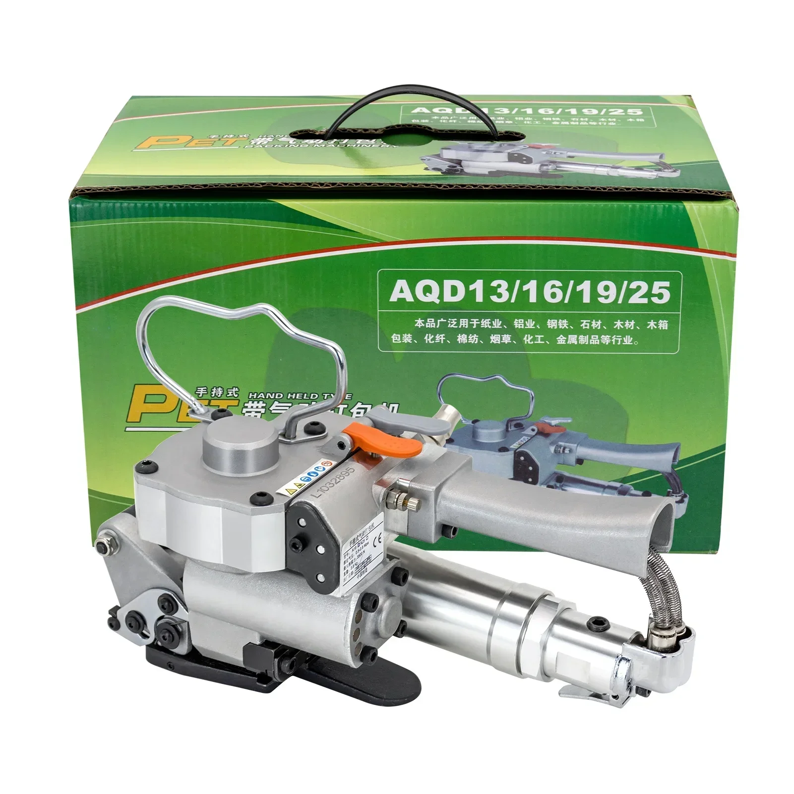 Portable Automatic PP PET Belt Packing Bundling Strapping Machine Package Tighten Strapping