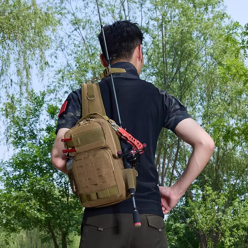 Тактическая нагрудная сумка дл – обзор и цена Fishing Rod Holder